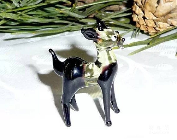 Crystal clear handmade glass crystal small animals