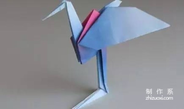 How to transform paper cranes into origami red-crowned cranes