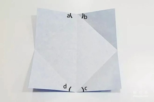 Triangular umbrella origami method