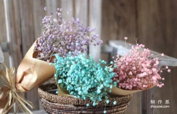 How to make dried gypsophila flowers, complete method of making dried gypsophila flowers