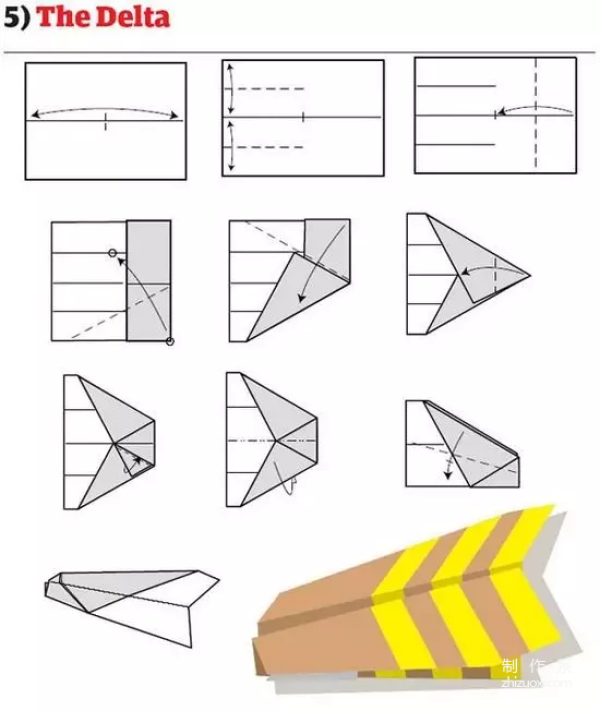 Twelve ways to fold paper airplanes