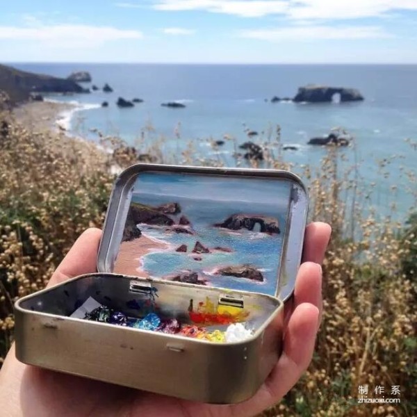 How do you put the scenery along the way into a small tin box? It’s simply artistic to the extreme.