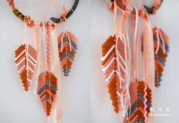 How to make a Hama bead dream catcher by hand, DIY a Hama bead dream catcher