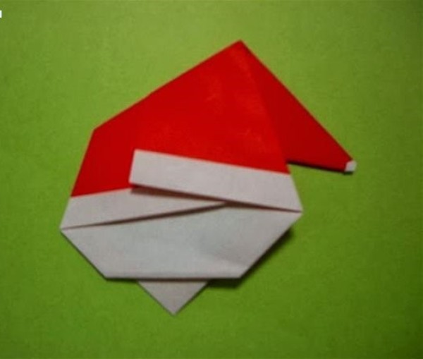 Santa Claus origami tutorial