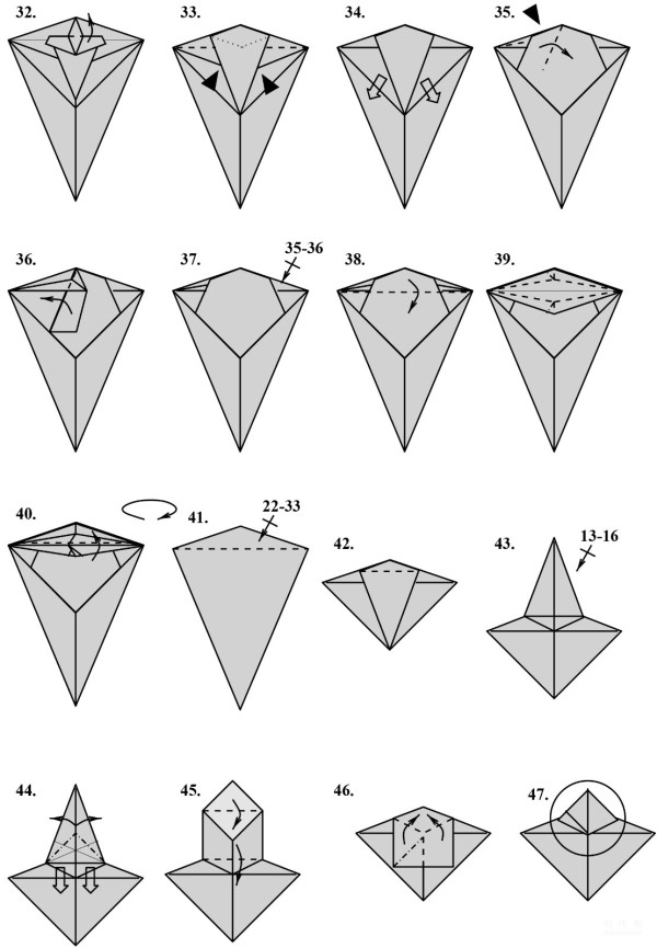 Paper art handmade origami art, Hugo Pereira spider handmade origami drawing tutorial