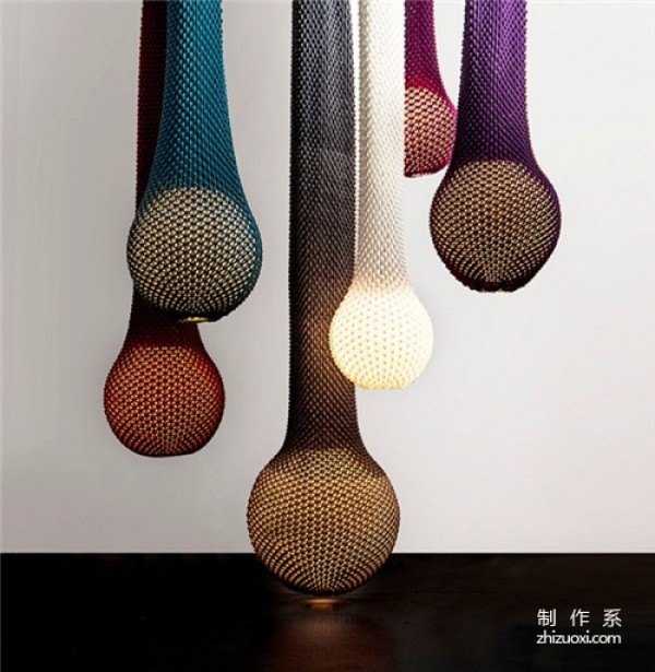 Industrial Knitting & Handwoven Lamps