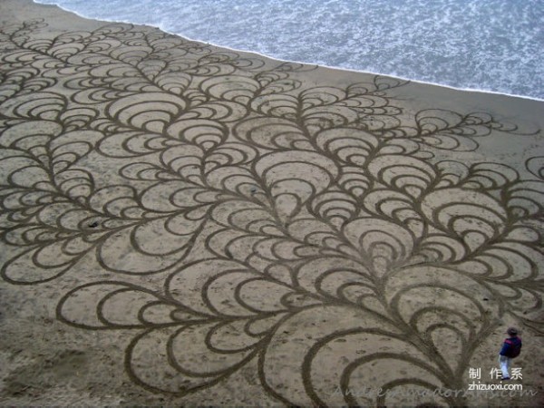 Amazing sand painting art