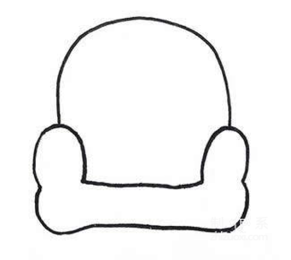 Learn to draw simple drawings, cute little sofa