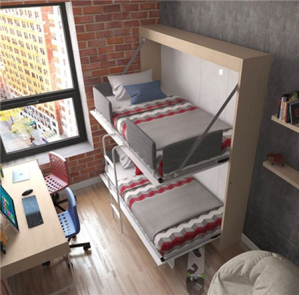 Storage bunk bed