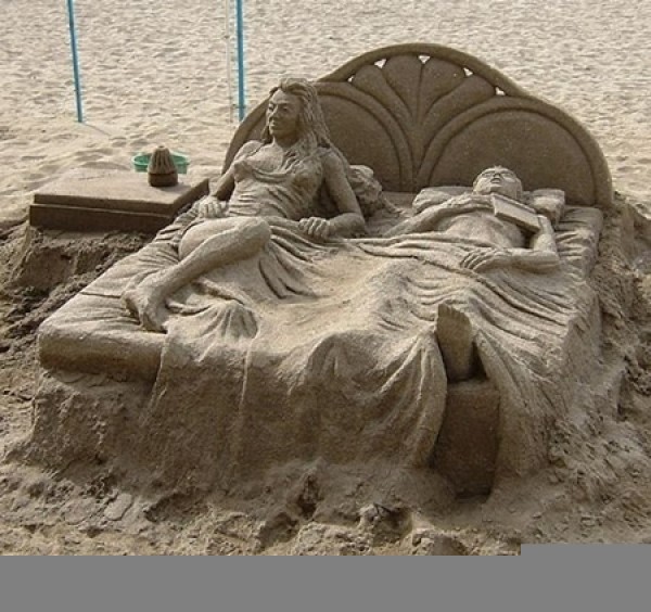 Collection of wonderful sand sculptures