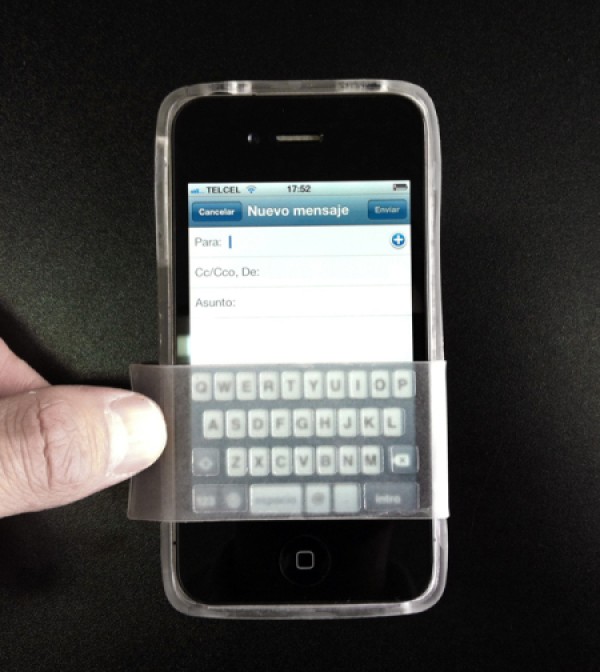 IPhone mobile phone case with physical keyboard