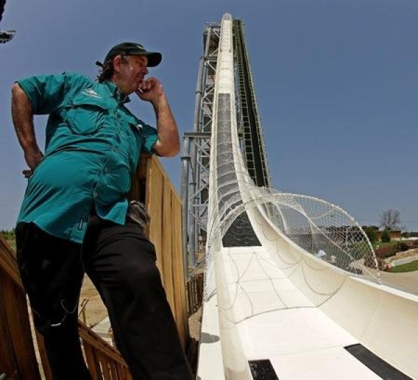 The worlds tallest water slide