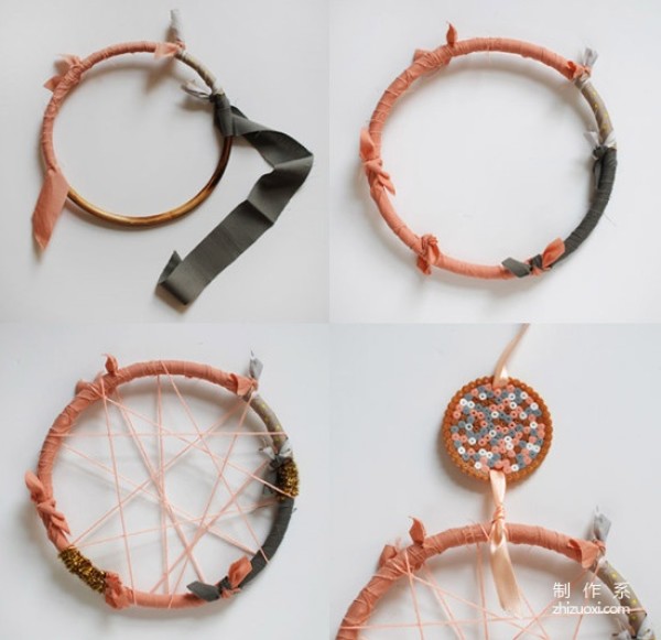 How to make a Hama bead dream catcher by hand, DIY a Hama bead dream catcher