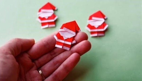 Santa Claus origami tutorial