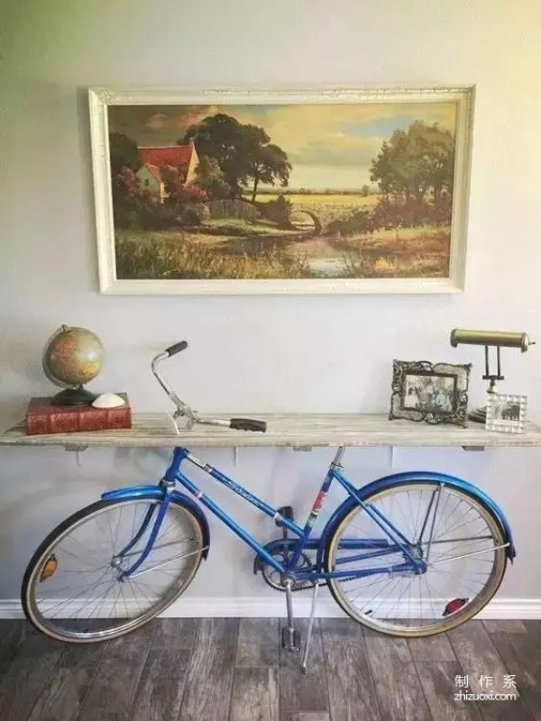 Don’t throw away old abandoned bicycles, they can look stunningly beautiful with a little modification!