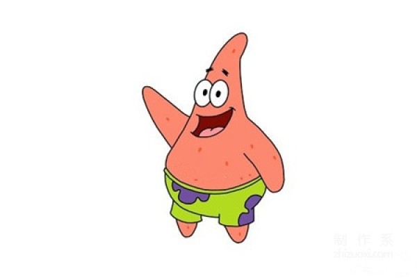 Learn how to draw a simple drawing of Spongebob’s Patrick Star?