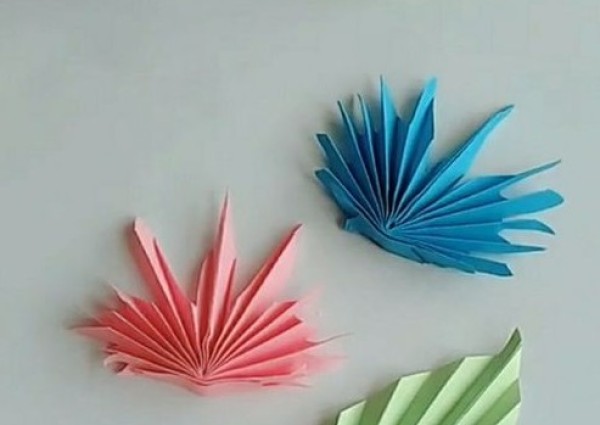 Simple origami for children How to fold leaves