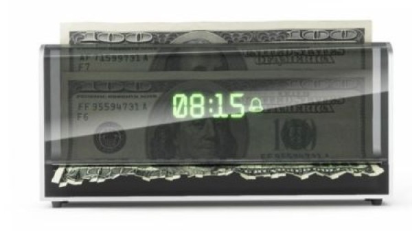 Crazy Money Shredder Alarm Clock