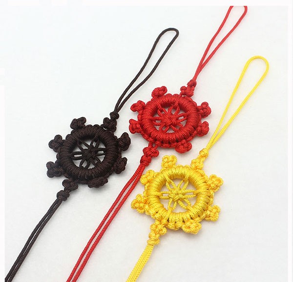 Appreciation of beautiful handmade DIY creative weaving auspicious Chinese knot products