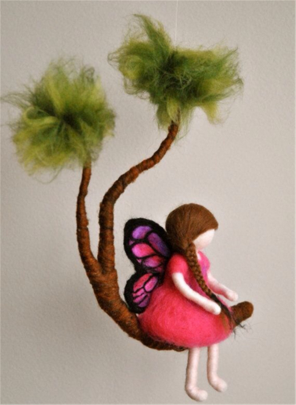 Handmade Creative Wool Felt DIY Cute Butterfly Fairy