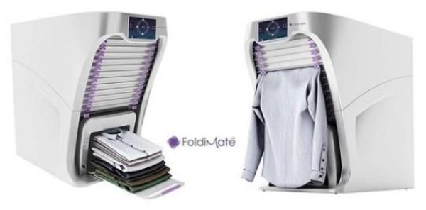 FoldiMate automatic clothes folding machine with steam ironing function