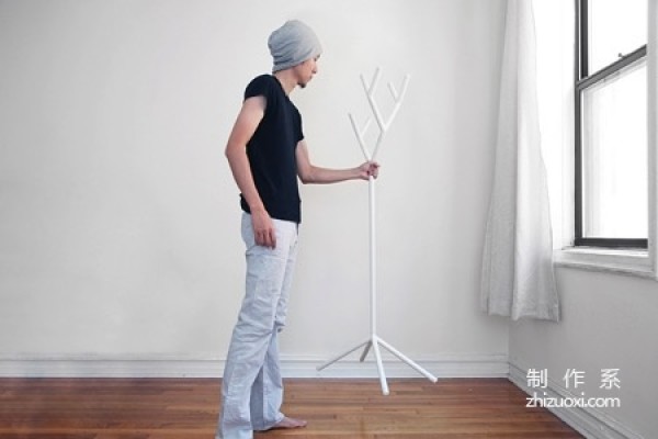 Branch-shaped combination creative clothes hanger (Y-rack)