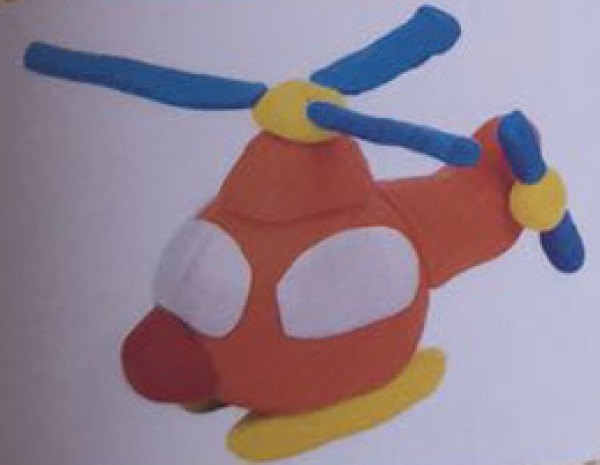 Clay helicopter making tutorial simple crafts for primary school students