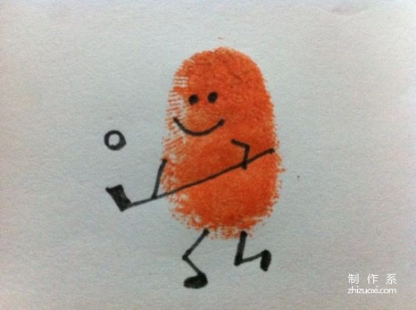 Creative Pictures: Funny Fingerprint Painting