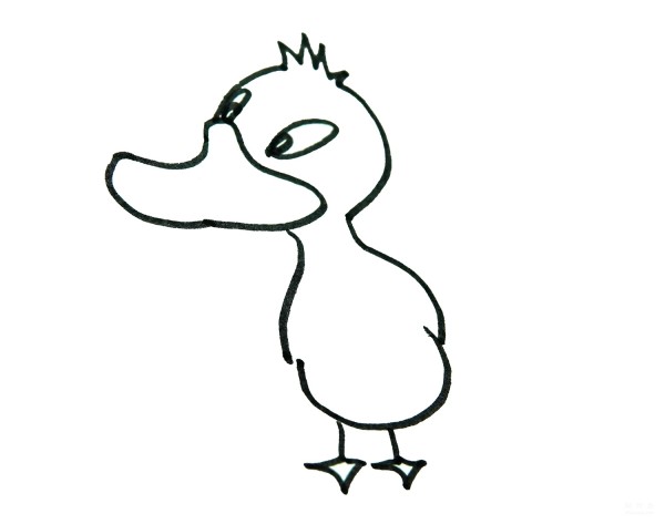 Learn to draw simple drawings, tutorials on how to draw colorful ducks