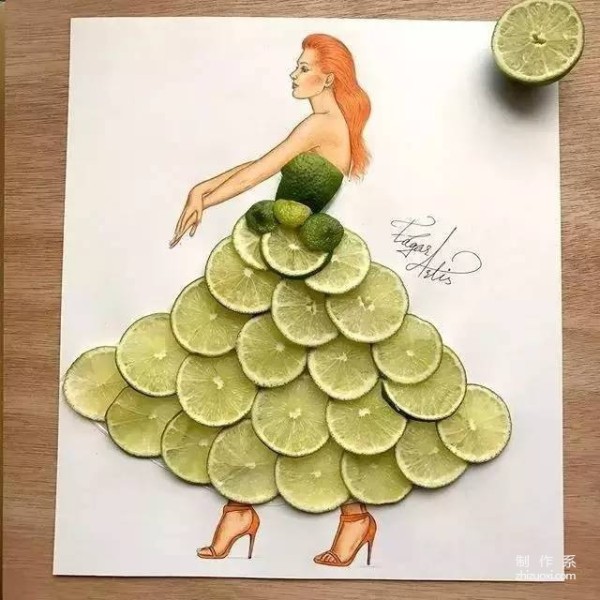 This handsome guy made a dress out of food, and women are drooling after seeing it