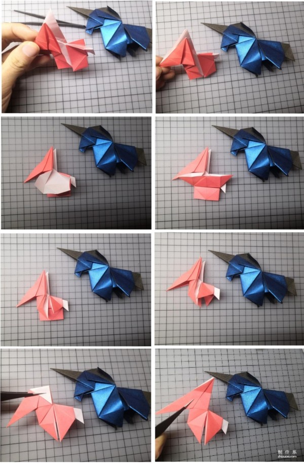 Cute little Unicorn origami method