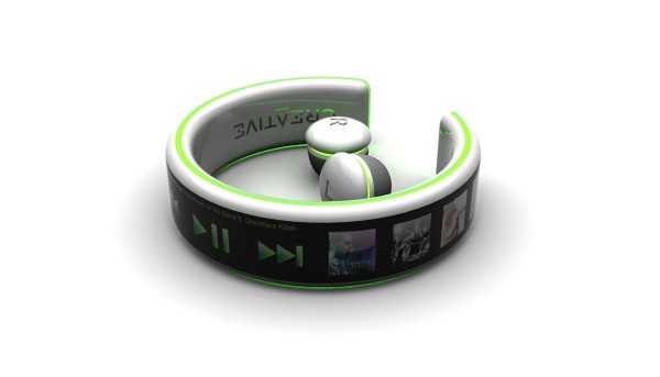 Concept bracelet touch MP3