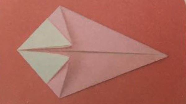 How to make origami pigeons by primary school students