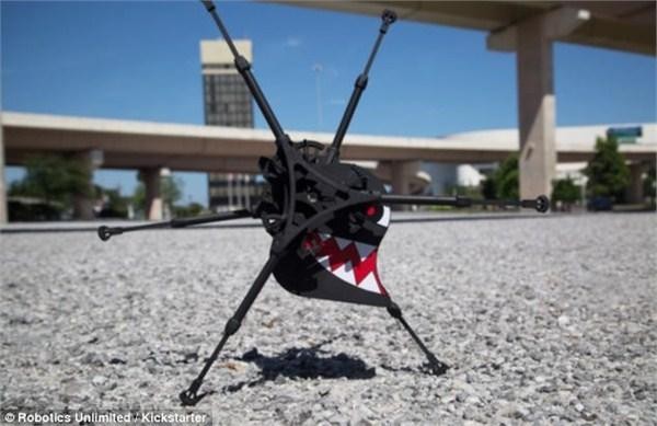 Remote control six-legged running robot