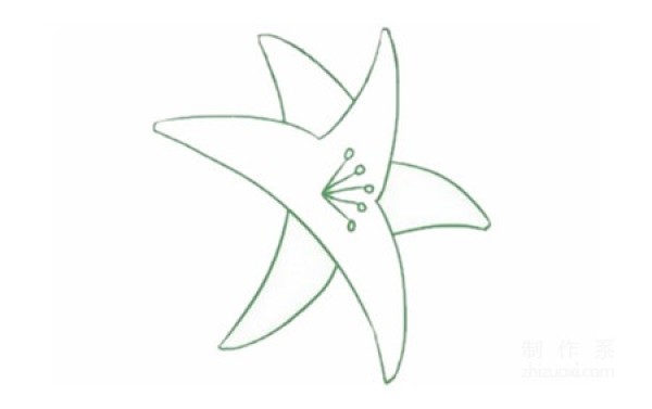 Learn to draw simple drawings, Mothers Day lilies