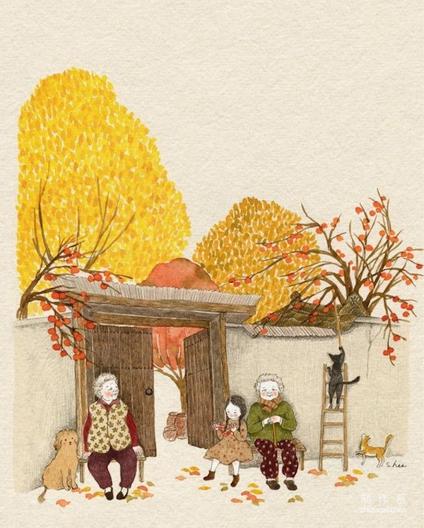 To our beautiful days | Works by Korean illustrator s.hee