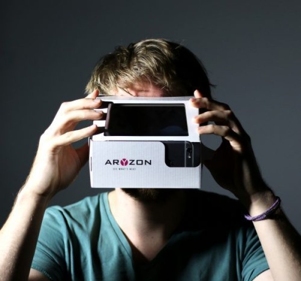 Aryzon’s affordable cardboard AR glasses