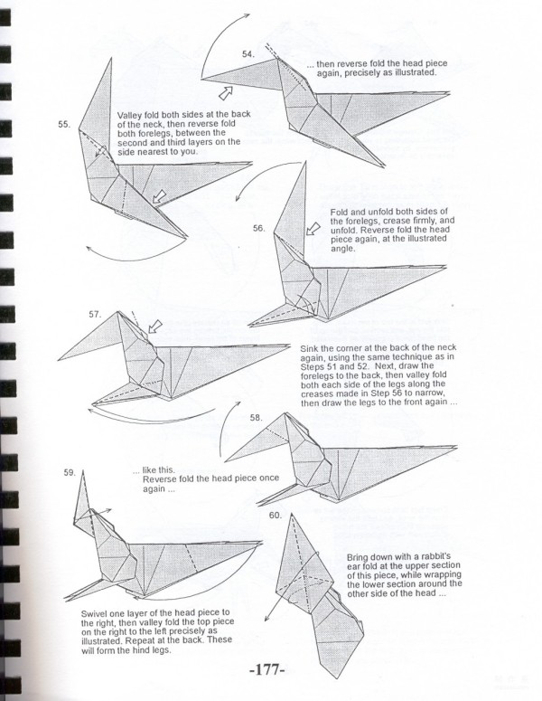 Paper art hand-making tutorial, Ronald Koh animal origami horse hand-made origami drawing tutorial