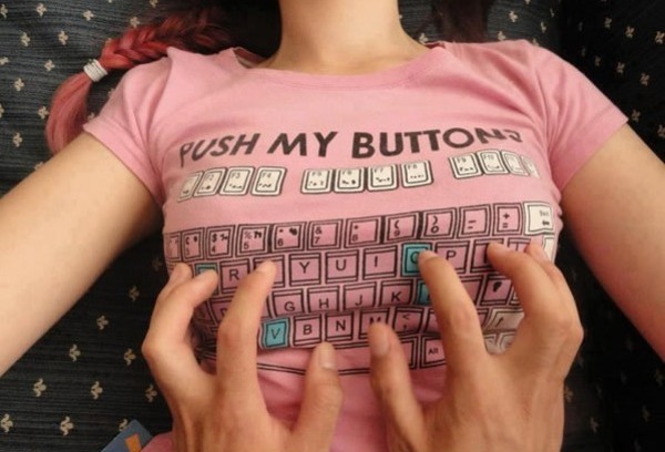 evil keyboard t-shirt