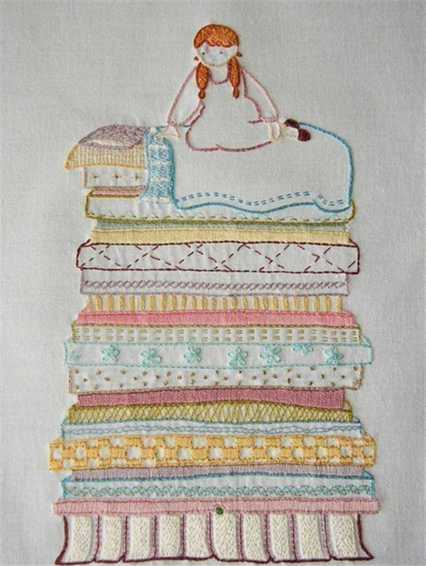 Various ultra-elegant and exquisite hand-embroidered DIY works