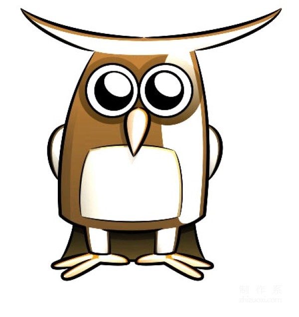 A collection of pictures of kindergarten childrens simple drawings, teach you step by step how to draw a colorful owl