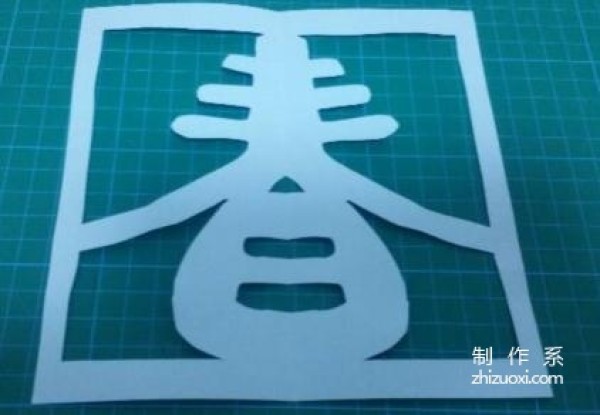 Spring, teach you how to cut spring paper-cutting method