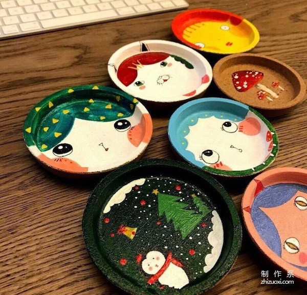 creative painted plate