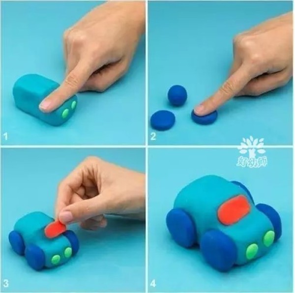 Tutorial on making toys with ultra-light clay DIY for primary school students