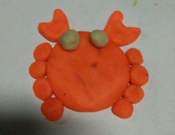 Tutorial on how to pinch a crab with plasticine How to pinch a crab