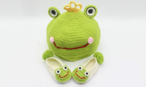 Appreciation of Handsome Frog Prince’s Handmade DIY Crochet Shoes and Hats Products