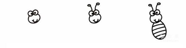 Learn to draw simple strokes, little bee