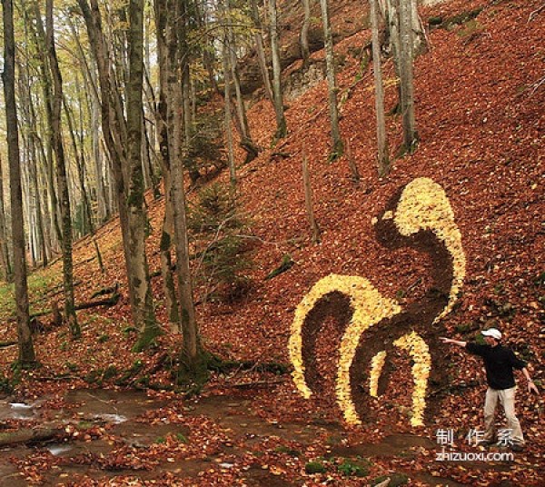 Artworks that use nature as their canvas