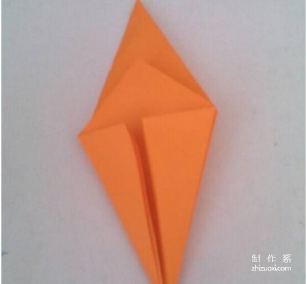 Illustrated tutorial on how to fold a paper crane - super simple and cute paper crane