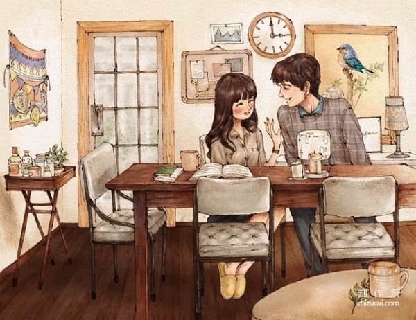 Fresh and friendly, life scene paintings by Korean illustrator Aeppol